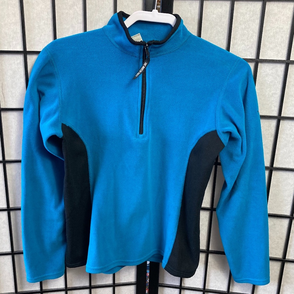 Vintage North Face Women's Fleece Pullover 1/2 Zip Sweater